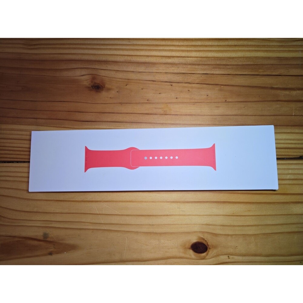 Apple Watch 40mm Pink Citrus Sport Band Genuine OEM Fluoroelastomer Open Box